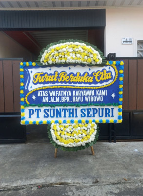 Papan Bunga Duka di PAGAR ALAM